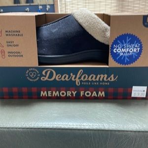Dearfoams slippers NWT size 11-12
